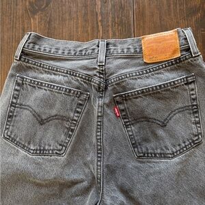 Levi's Womens Gray 501 Jeans